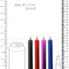 4 bougies SM colorées – Ouch! - 94edenstreet.com - sexshop en ligne