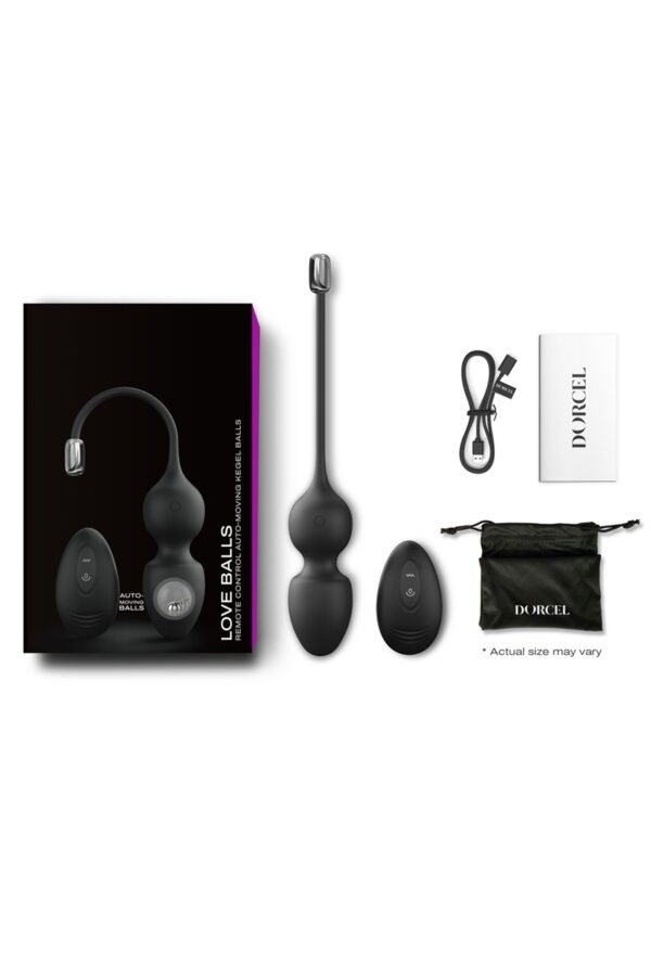 Love balls télécommandées noires - Dorcel – Image 3
