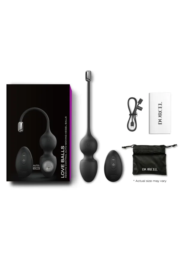 Love balls télécommandées noires – Dorcel - 94edenstreet.com - sexshop en ligne