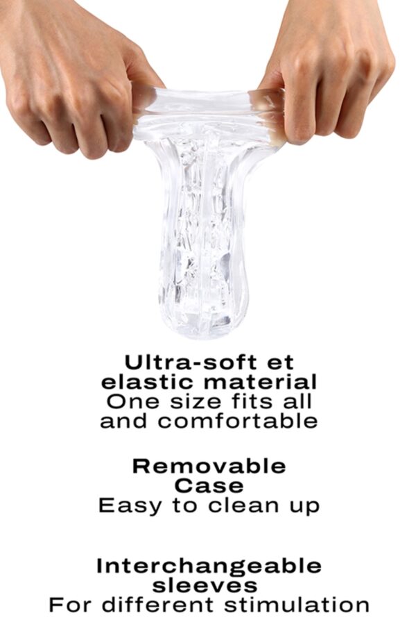 Masturbateur Dorcel Deep Blow blanc - 94edenstreet.com - sexshop en ligne