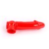 Gaine de pénis semi-réaliste rouge 19×4,5 cm – Zizi - 94edenstreet.com - sexshop en ligne