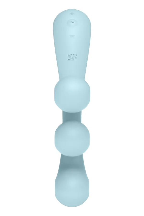 Multi-vibromasseur Tri Ball 2 bleu – Satisfyer - 94edenstreet.com - sexshop en ligne