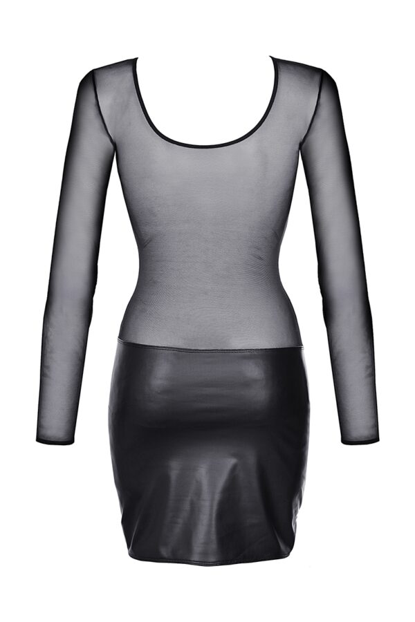 Robe noire V-9219 – Axami - 94edenstreet.com - sexshop en ligne