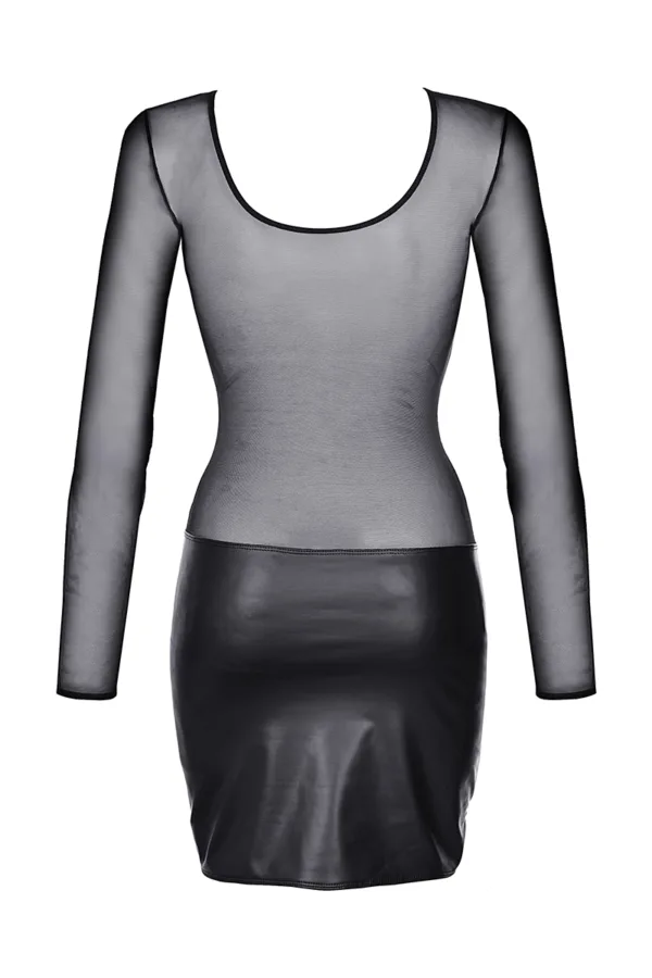 Robe noire V-9219 – Axami - 94edenstreet.com - sexshop en ligne