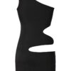 Robe noire V-9239 – Axami - 94edenstreet.com - sexshop en ligne
