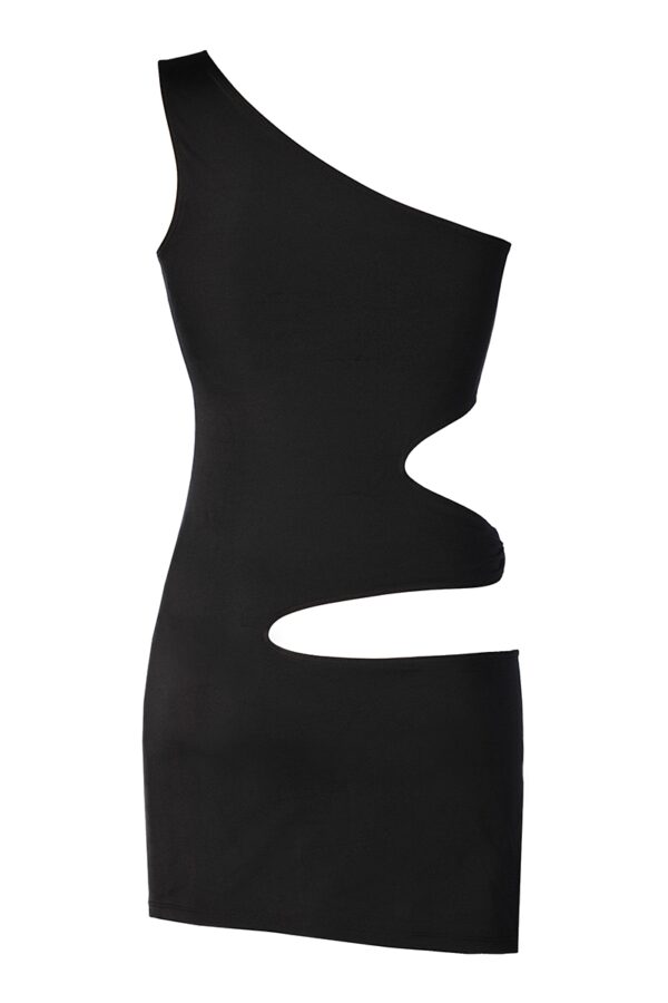 Robe noire V-9239 – Axami - 94edenstreet.com - sexshop en ligne