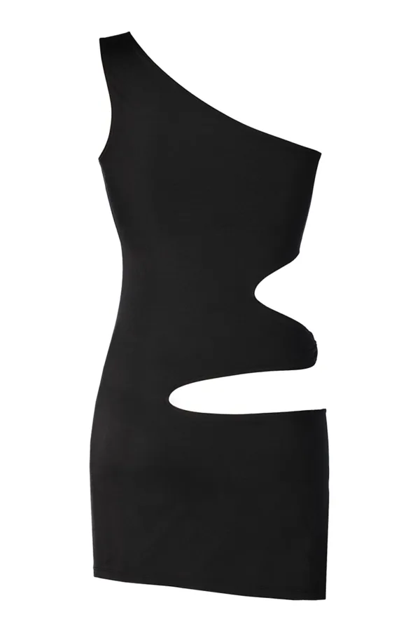 Robe noire V-9239 – Axami - 94edenstreet.com - sexshop en ligne