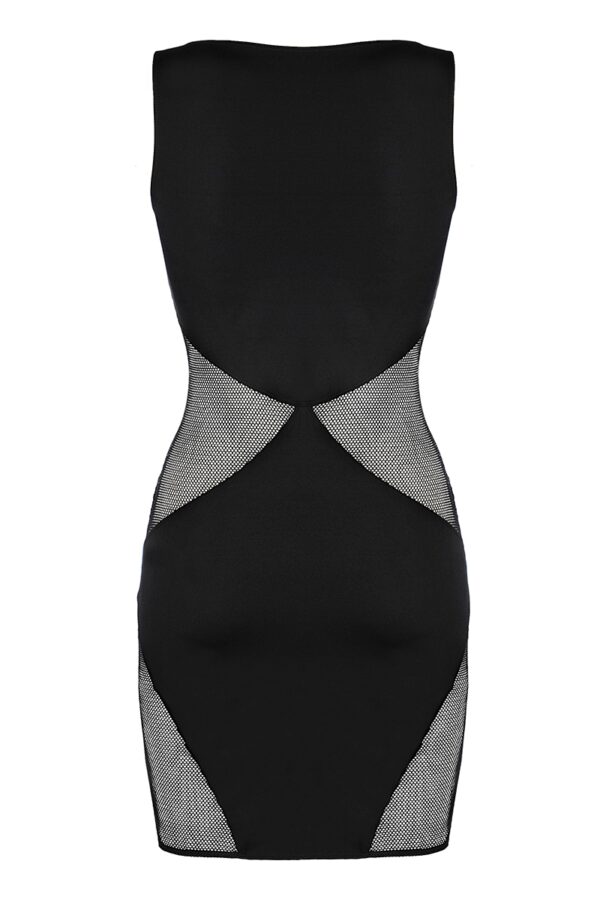 Robe noire V-9279 – Axami - 94edenstreet.com - sexshop en ligne