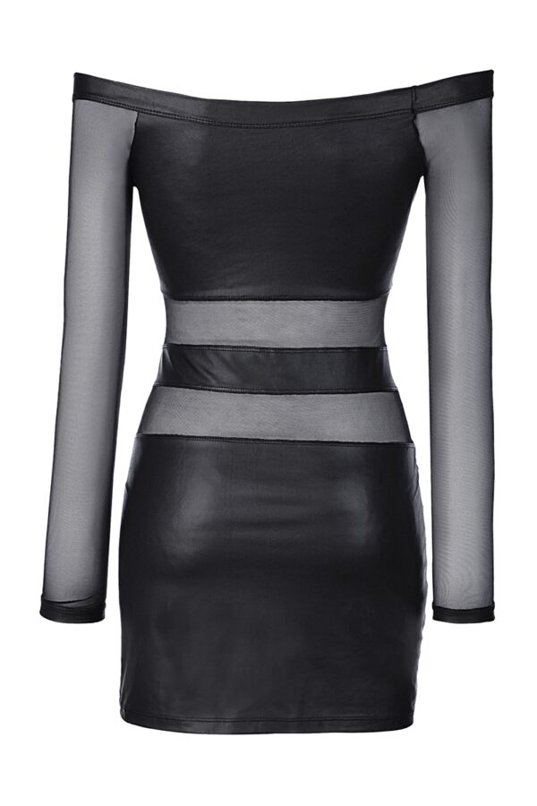 Robe noire V-9309 – Axami - 94edenstreet.com - sexshop en ligne
