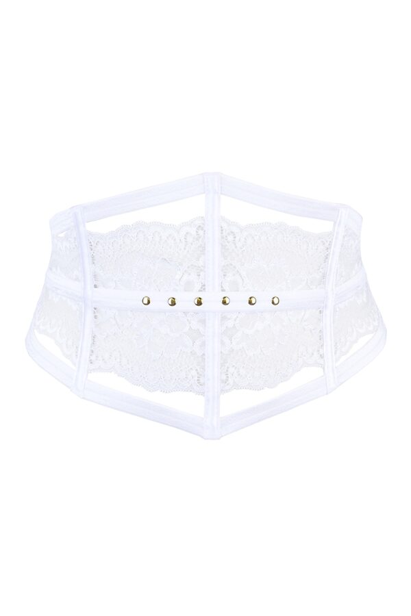 Tour de taille blanc V-9792 - Axami – Image 3