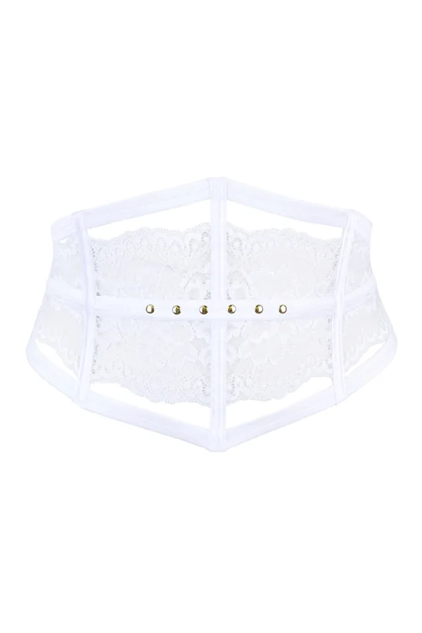 Tour de taille blanc V-9792 – Axami - 94edenstreet.com - sexshop en ligne