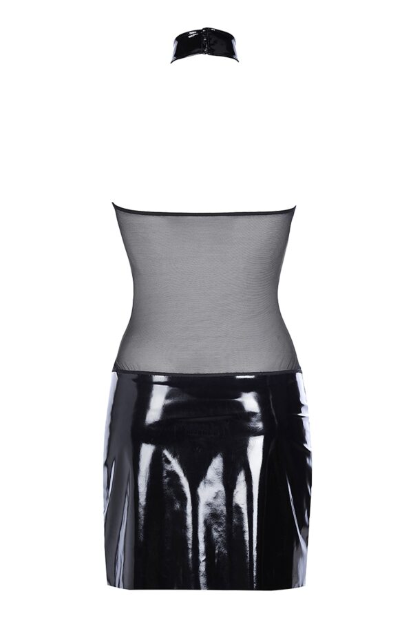 Robe noire V-9129 – Axami - 94edenstreet.com - sexshop en ligne
