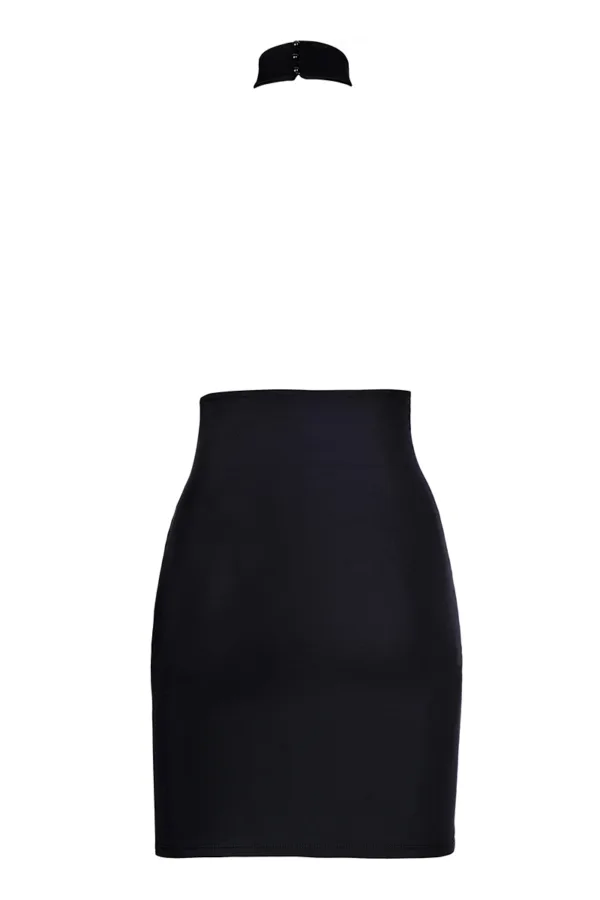 Robe noire V-9149 – Axami - 94edenstreet.com - sexshop en ligne