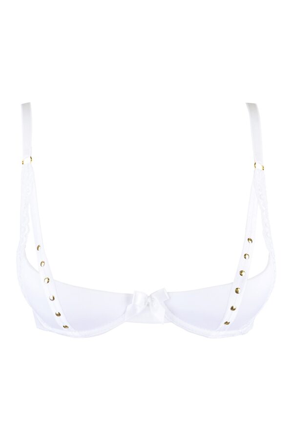 Soutien-gorge seins nus blanc V-9791 – Axami - 94edenstreet.com - sexshop en ligne