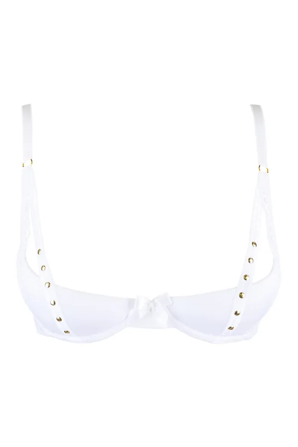 Soutien-gorge seins nus blanc V-9791 – Axami - 94edenstreet.com - sexshop en ligne