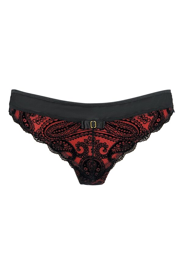 String rouge et noir  V-10048 – Axami - 94edenstreet.com - sexshop en ligne