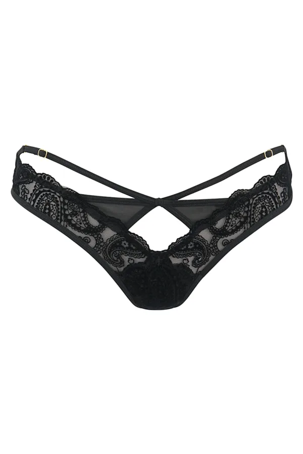 String noir V-10058 – Axami - 94edenstreet.com - sexshop en ligne