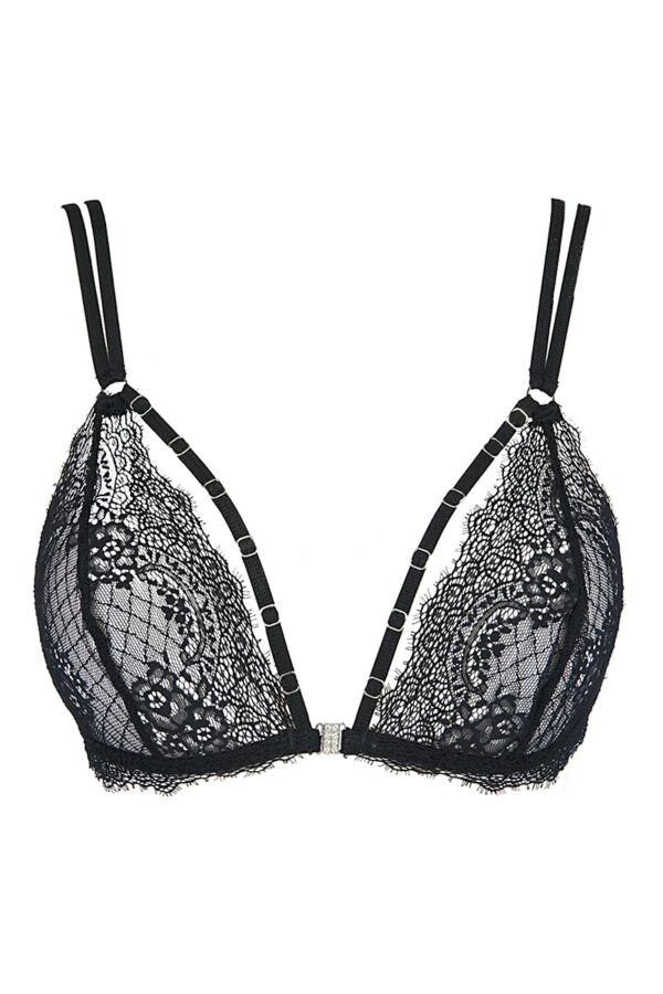 Soutien-gorge bralette noir V-10091 – Axami - 94edenstreet.com - sexshop en ligne