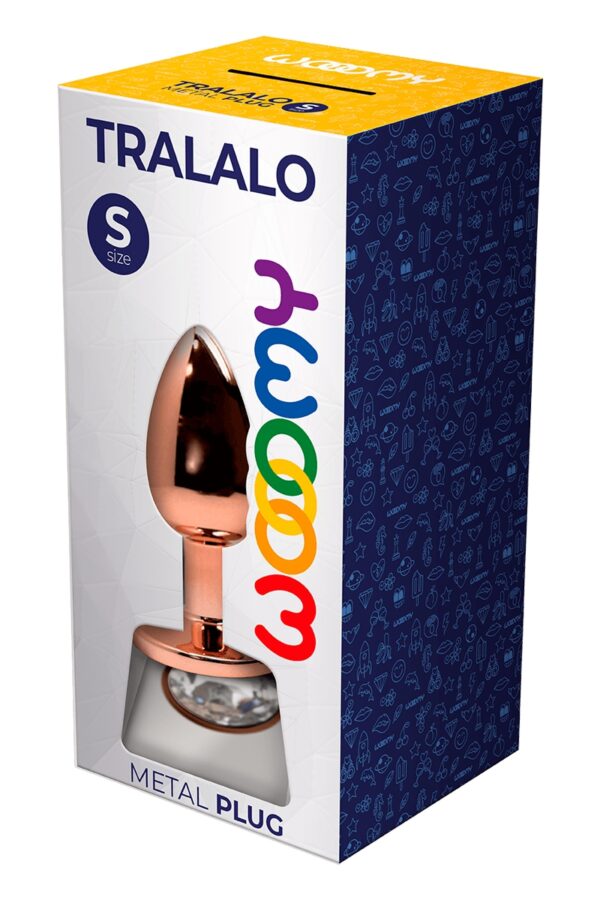 Plug bijou Tralalo transparent S – Wooomy - 94edenstreet.com - sexshop en ligne