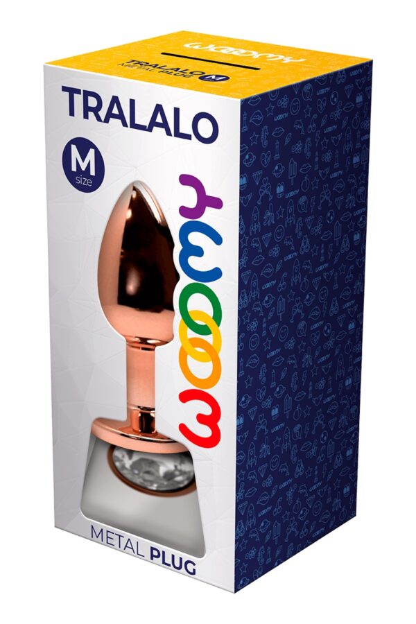 Plug bijou Tralalo transparent M – Wooomy - 94edenstreet.com - sexshop en ligne