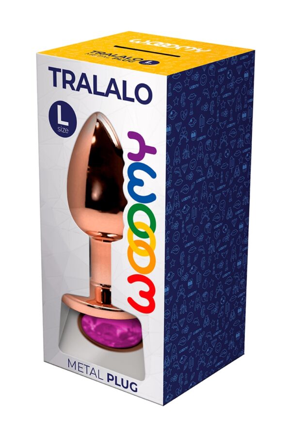 Plug bijou Tralalo rose L - Wooomy – Image 3