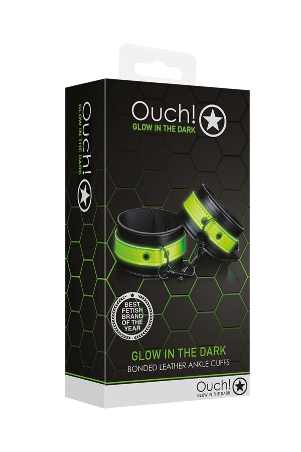 Menottes poignets phosphorescentes – Ouch - 94edenstreet.com - sexshop en ligne