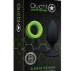 Plug avec cockring phosphorescent – Ouch - 94edenstreet.com - sexshop en ligne