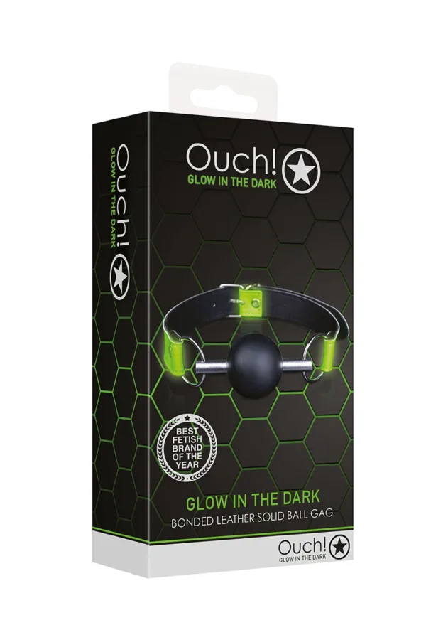 Baillon boule phosphorescent – Ouch - 94edenstreet.com - sexshop en ligne