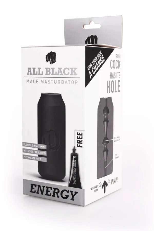 Masturbateur Energy – All Black - 94edenstreet.com - sexshop en ligne