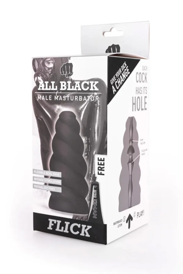 Masturbateur Flick – All Black - 94edenstreet.com - sexshop en ligne
