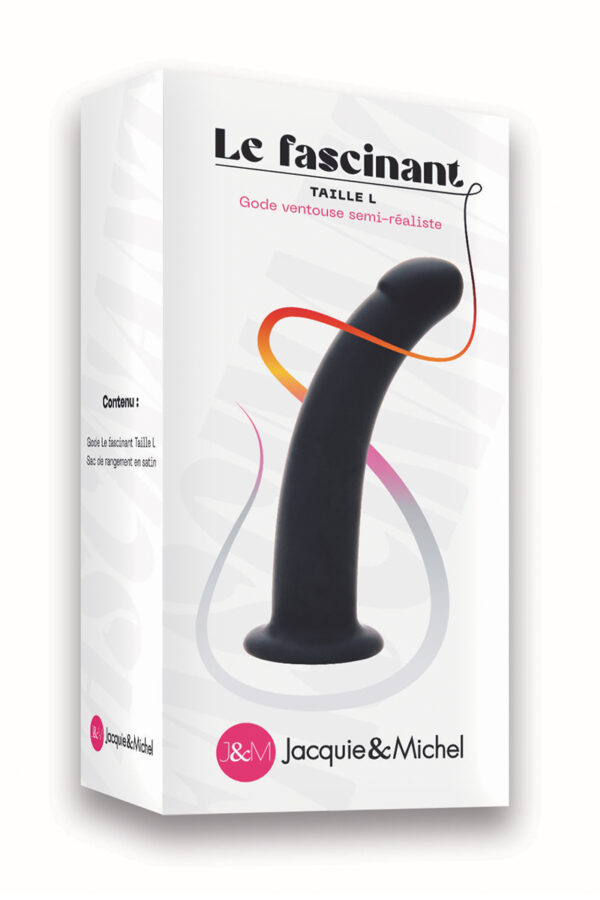 Gode ventouse Le fascinant 18×3,8cm – Jacquie et Michel - 94edenstreet.com - sexshop en ligne