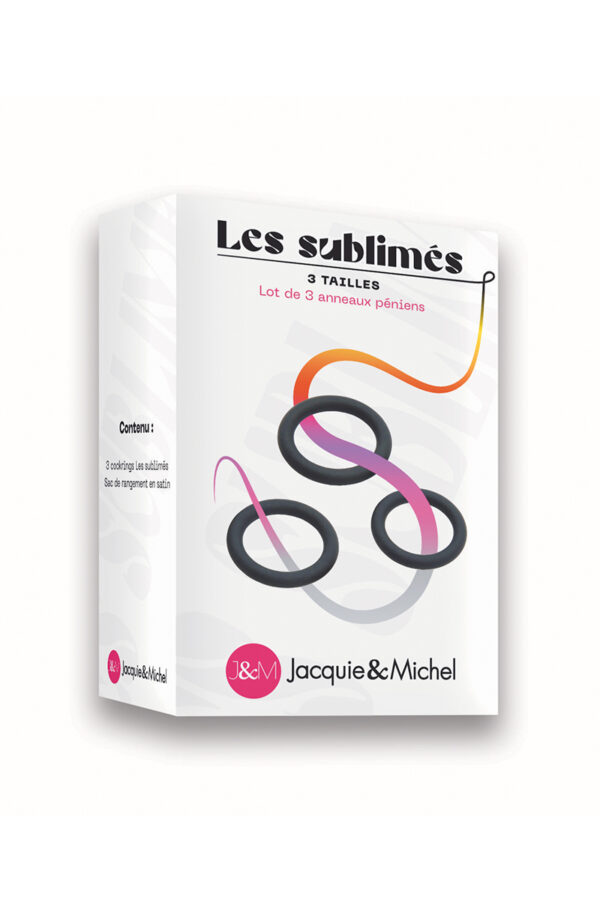 Set de 3 cockrings Les sublimés - Jacquie et Michel – Image 3