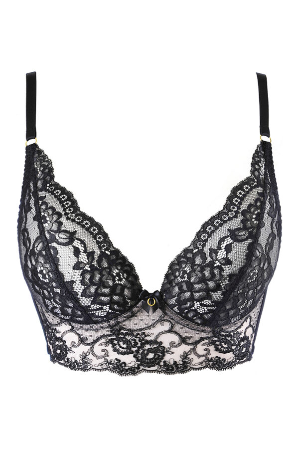 Soutien-gorge bustier noir V-10511 – Axami - 94edenstreet.com - sexshop en ligne