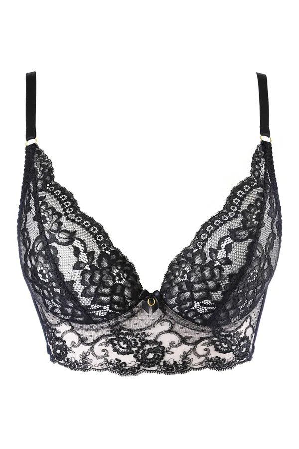 Soutien-gorge bustier noir V-10511 – Axami - 94edenstreet.com - sexshop en ligne