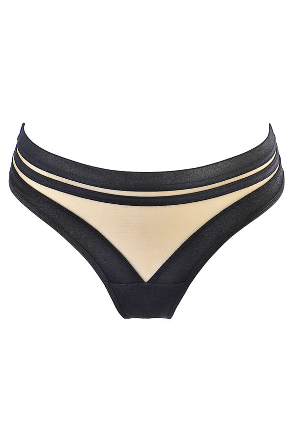 String brésilien noir V-10495 – Axami - 94edenstreet.com - sexshop en ligne
