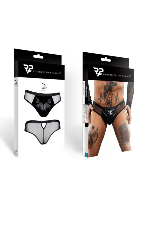 Slip type brésilien noir – Regnes - 94edenstreet.com - sexshop en ligne