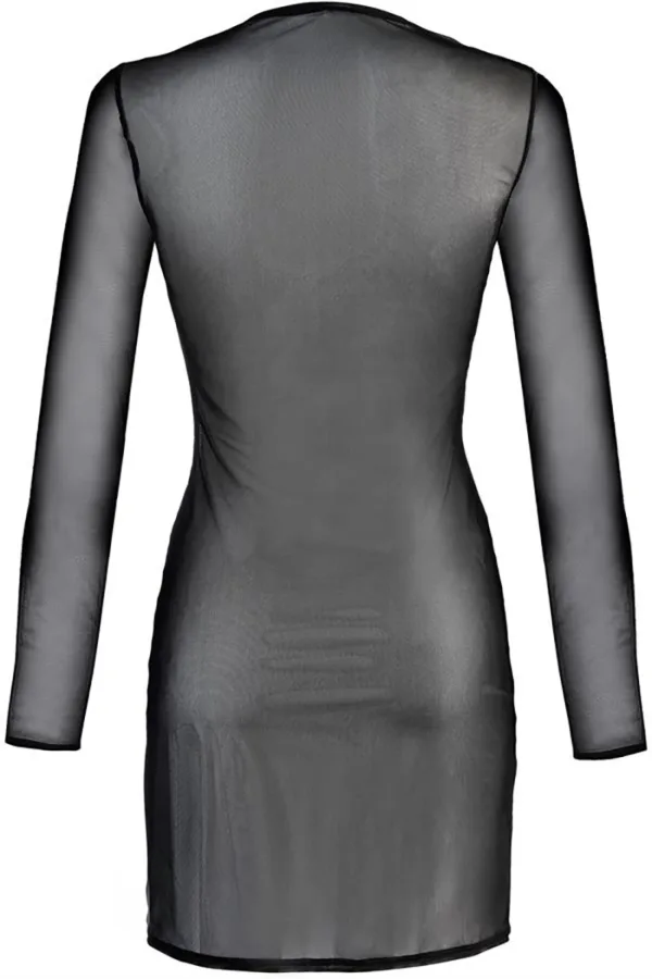 Robe tulle noir V-10639 – Axami - 94edenstreet.com - sexshop en ligne