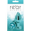 Plug bijou aluminium chromé vert M - 94edenstreet.com - sexshop en ligne