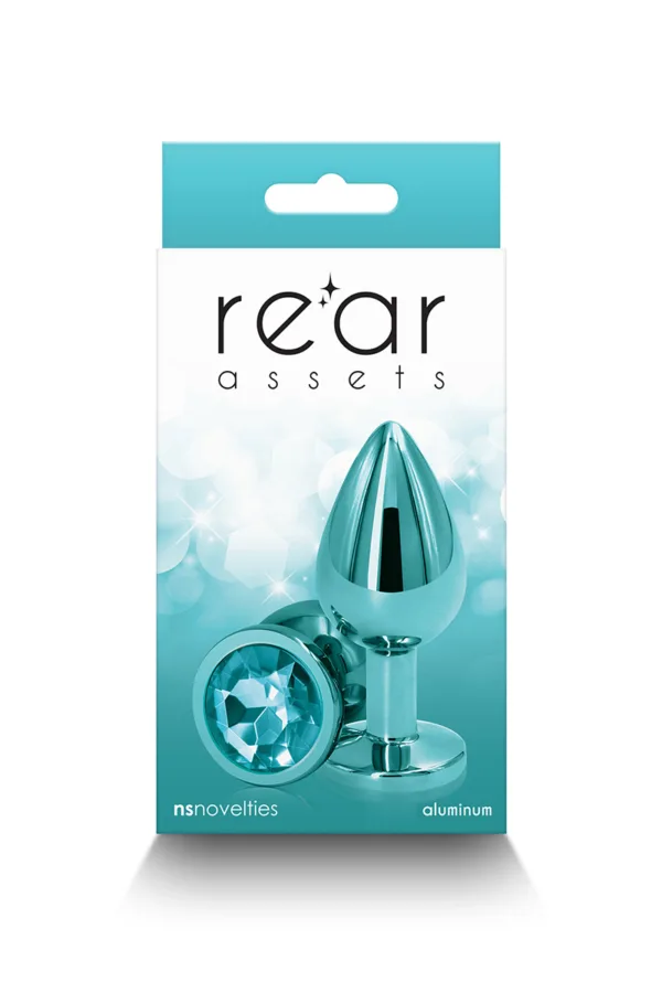 Plug bijou aluminium chromé vert M - 94edenstreet.com - sexshop en ligne