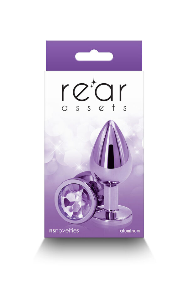 Plug bijou aluminium chromé violet M – Image 3