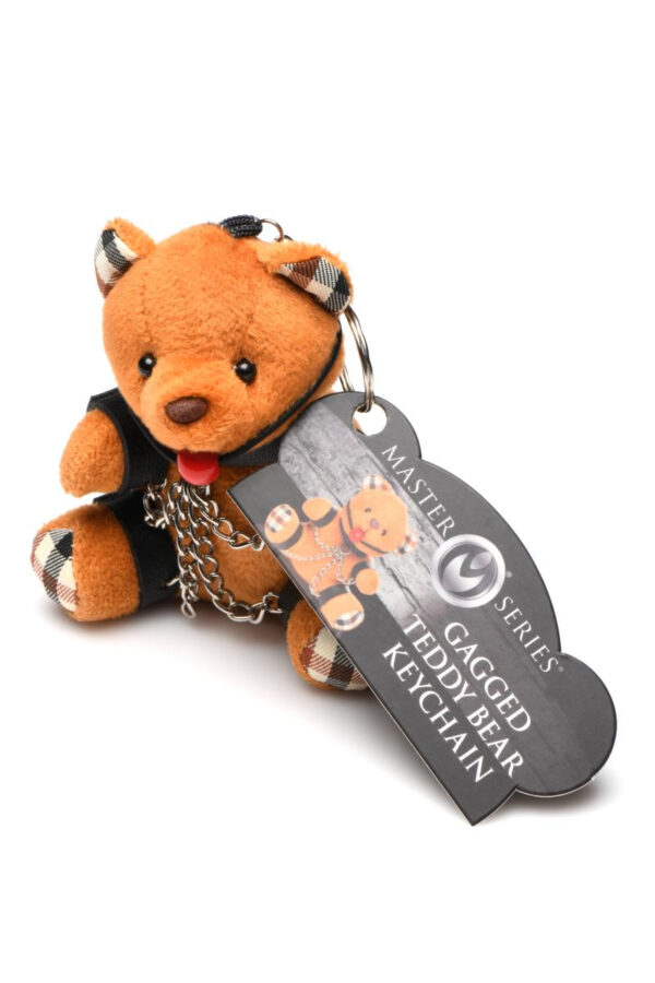 Porte-clés Teddy Bear bâillonné - 94edenstreet.com - sexshop en ligne