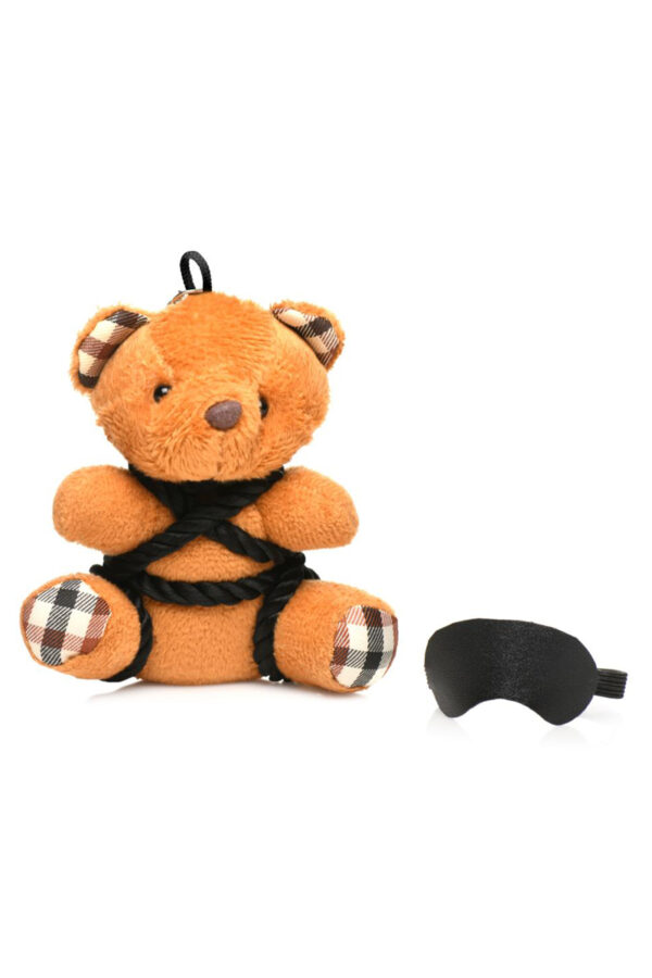 Porte-clés Teddy Bear en tenue Bondage - 94edenstreet.com - sexshop en ligne