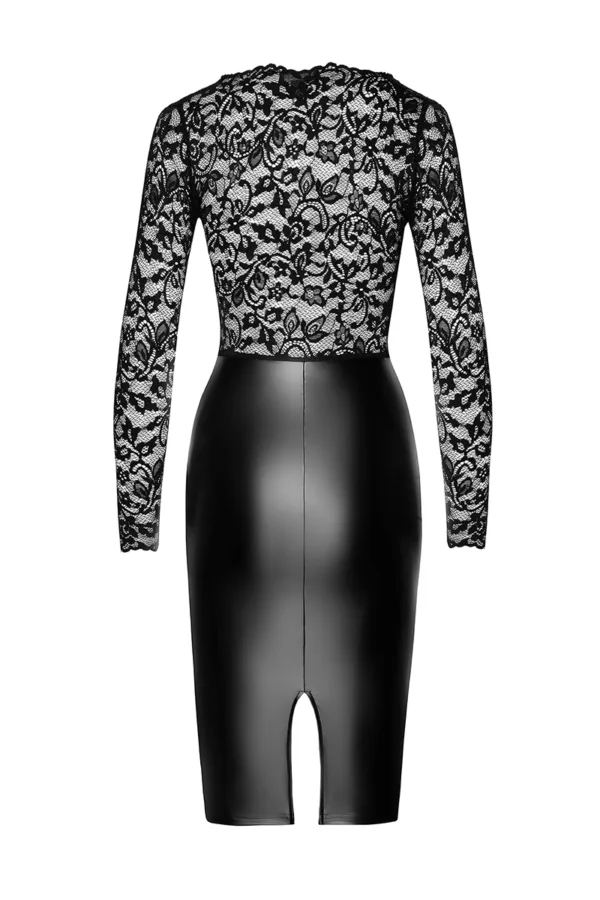 Robe Euphoria F295 wetlook et dentelle - 94edenstreet.com - sexshop en ligne