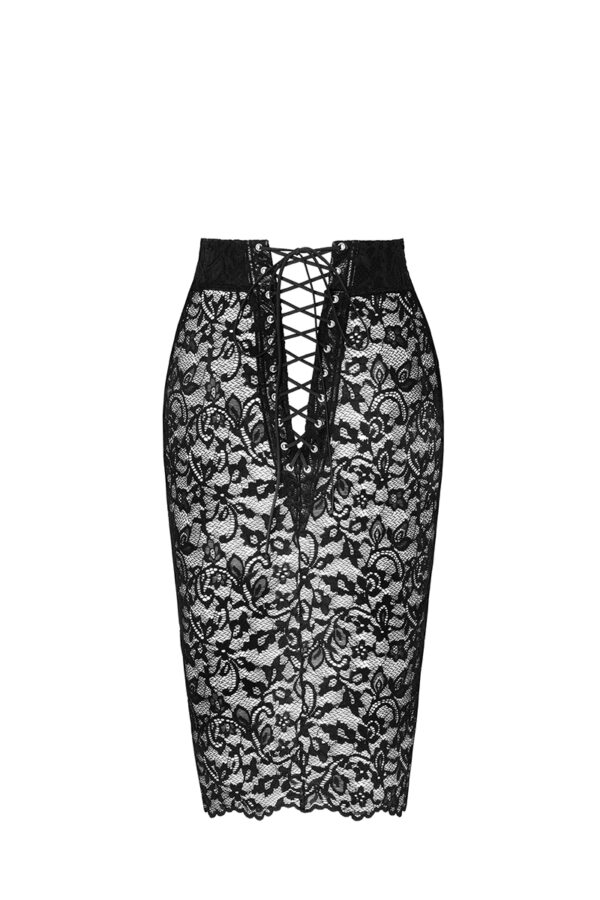Jupe lacée Ambivalence F302 dentelle - 94edenstreet.com - sexshop en ligne