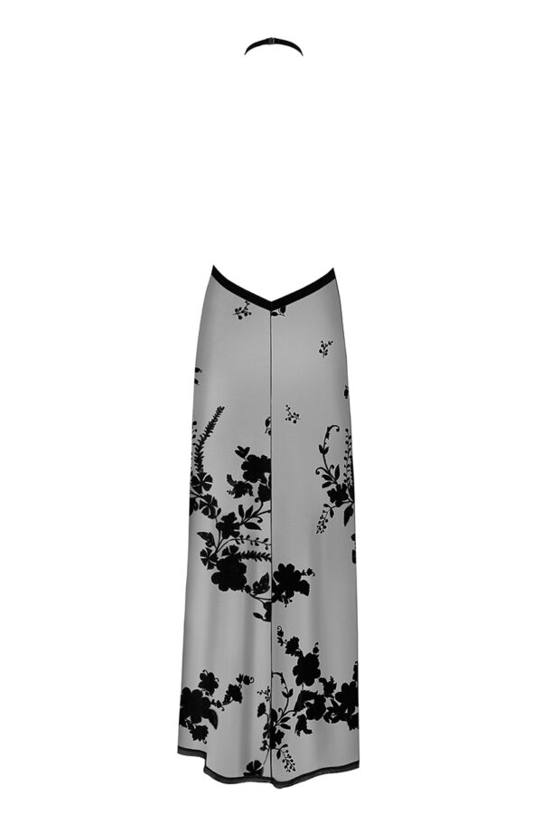 Robe longue dos nu Divinity F312 tulle floqué – Image 3