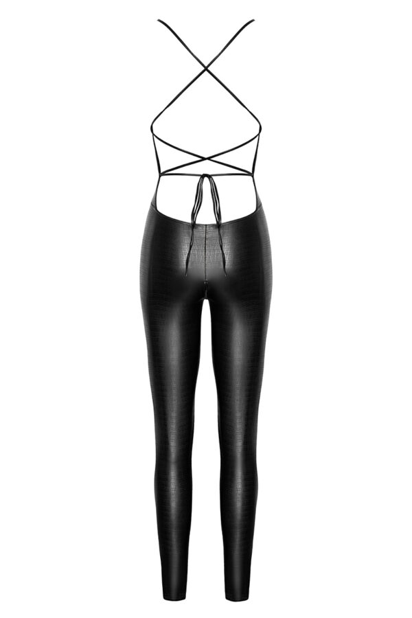 Combinaison dos nu Wild F316 wetlook effet croco - 94edenstreet.com - sexshop en ligne