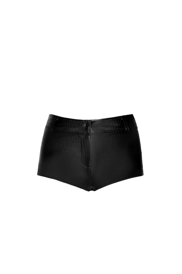 Short échancré F318 wetlook effet croco – Image 3