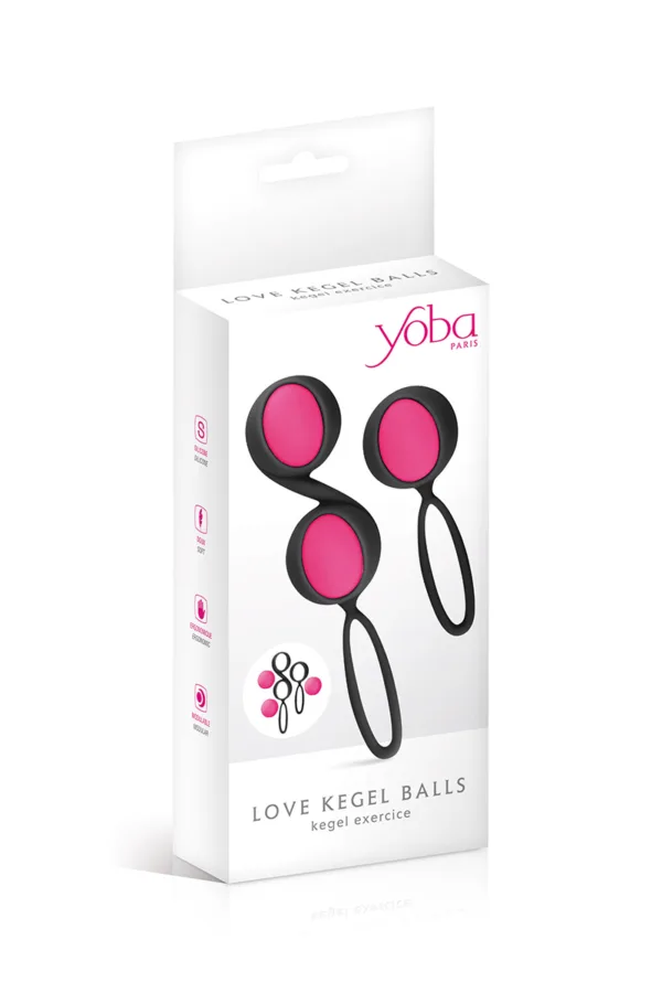 Kit 2 boules de Geisha Yoba noir - 94edenstreet.com - sexshop en ligne