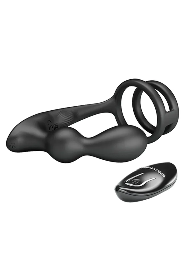 Stimulateur de prostate et cockring Marshall - 94edenstreet.com - sexshop en ligne