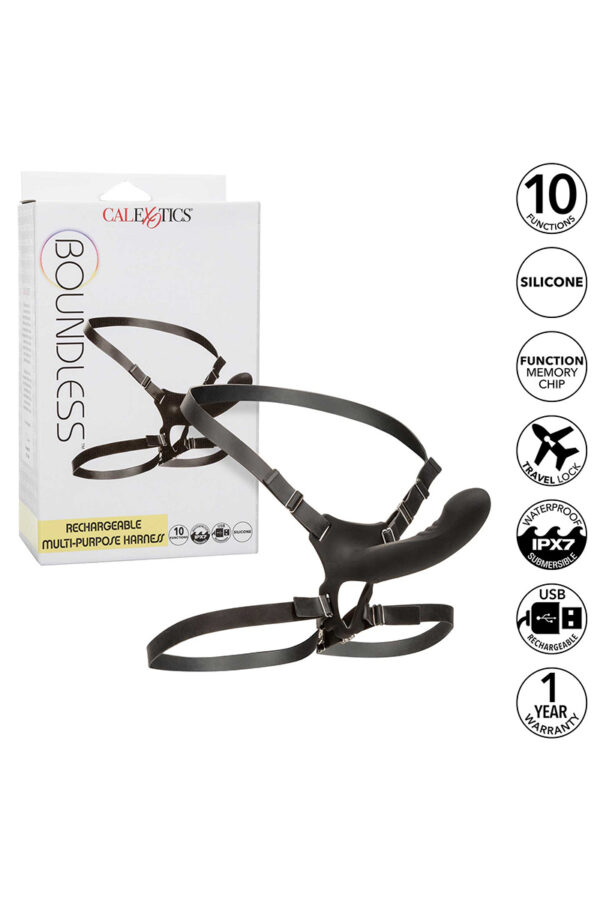 Harnais Boundless Rechargeable Harness - 94edenstreet.com - sexshop en ligne